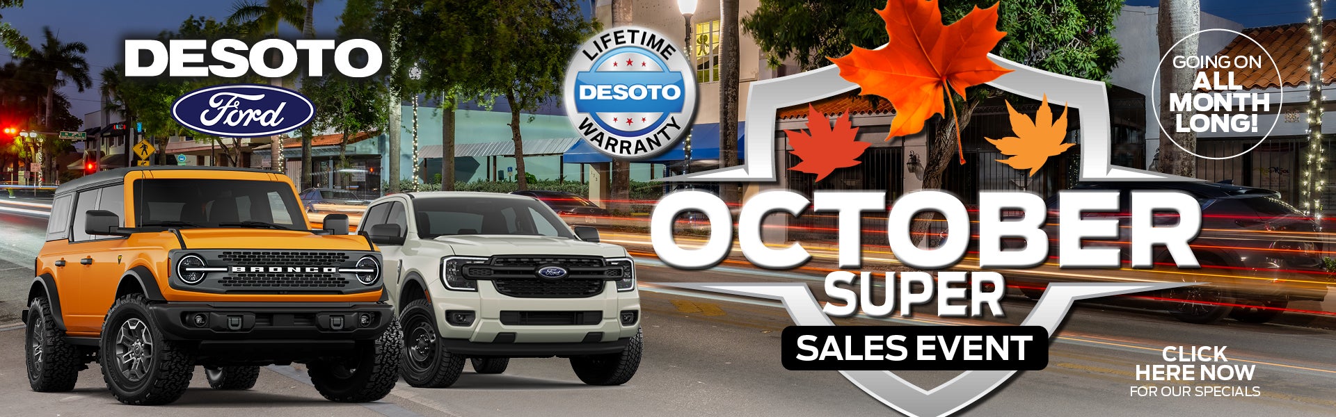 OCTOBER SUPER SALES EVENT