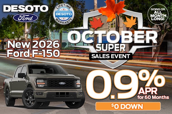 New 2026 Ford F150